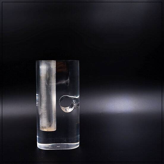 Vintage 1970s Lucite Soliflor Vase