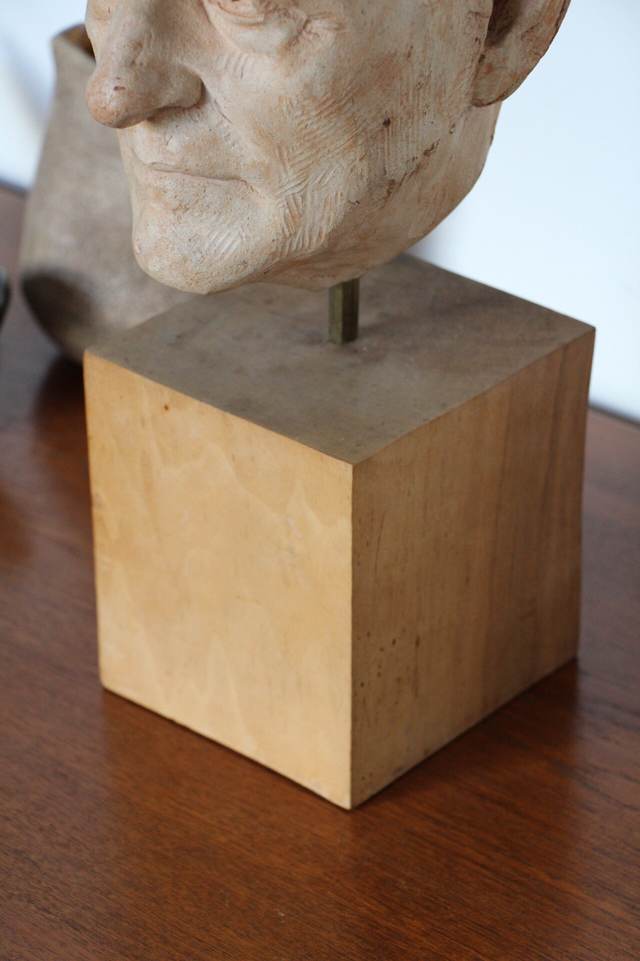 Bust of terracotta artist Nereo Quagliato 1970