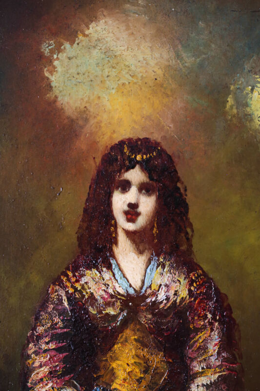 Oil on panel by Frederic Borgella