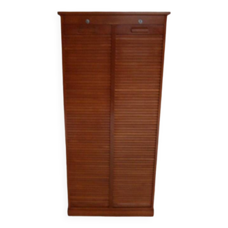 Vintage filing cabinet with roller shutters