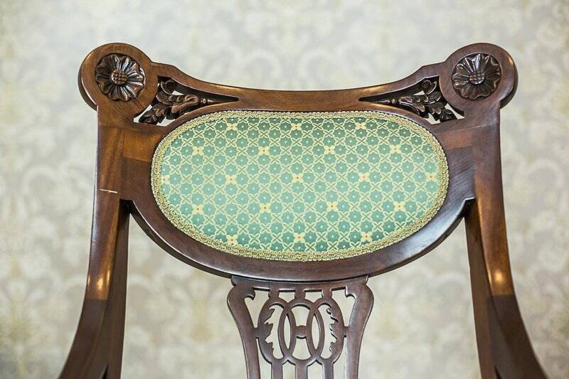 Art Nouveau Living Room Set, 1910, Set of 3