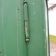 Cabinet 1 door in old fir green patina