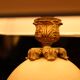 Paire de lampes, oeufs d'autruche