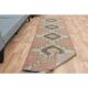 1970s Turkish Oushak Handmade Wool Cotton Orange Runner Rug 84x306