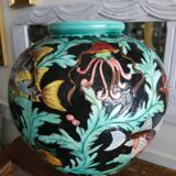 Vase Monaco décor poissons