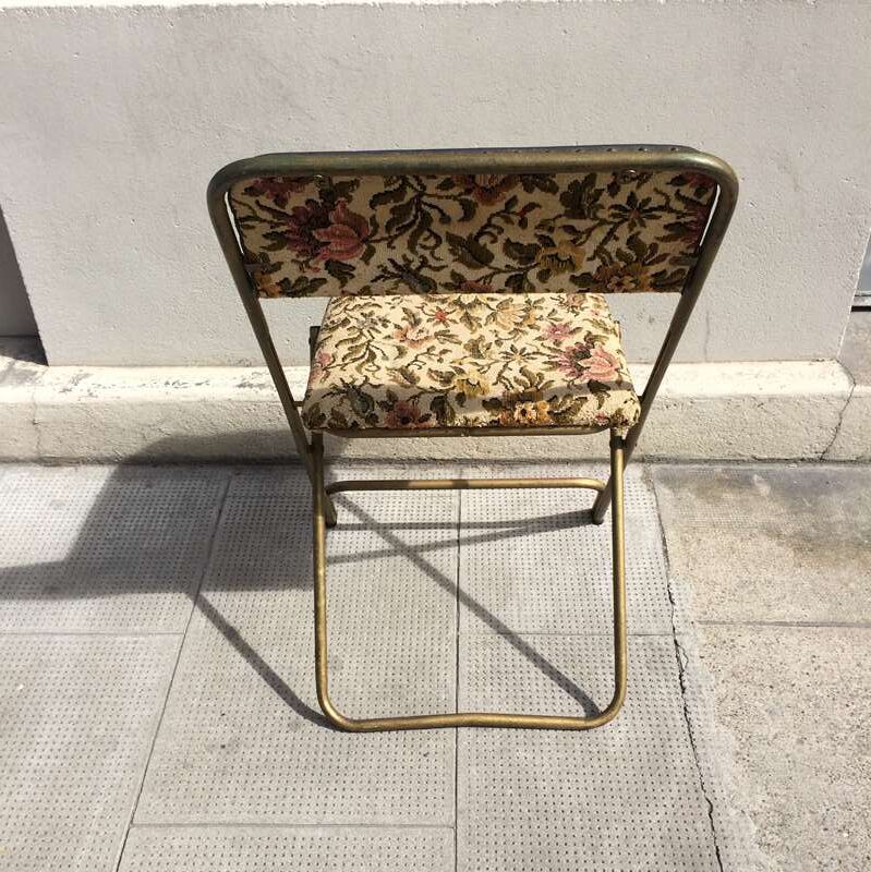 Chaise pliante vintage