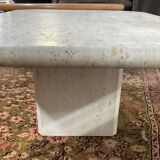 Travertine coffee table from the 70s