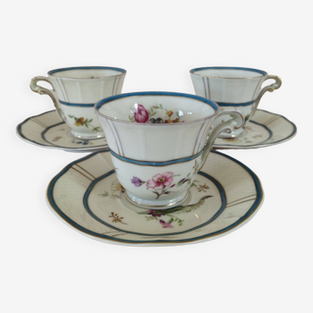 Bernardaud porcelain coffee cups