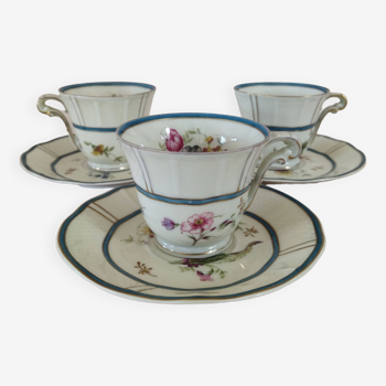 Tasses à café en porcelaine Bernardaud