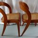 Paire de chaises gondole Baumann