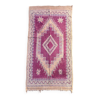 Moroccan rug Ait Bou Sbaa purple - 304 x 158 cm