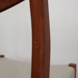 4 Scandinavian teak chairs 70
