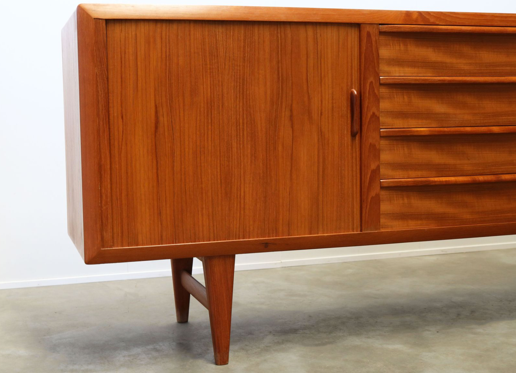 Teak enfilade by Ib Kofod Larsen for Faarup Denmark 1950s