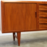 Teak enfilade by Ib Kofod Larsen for Faarup Denmark 1950s