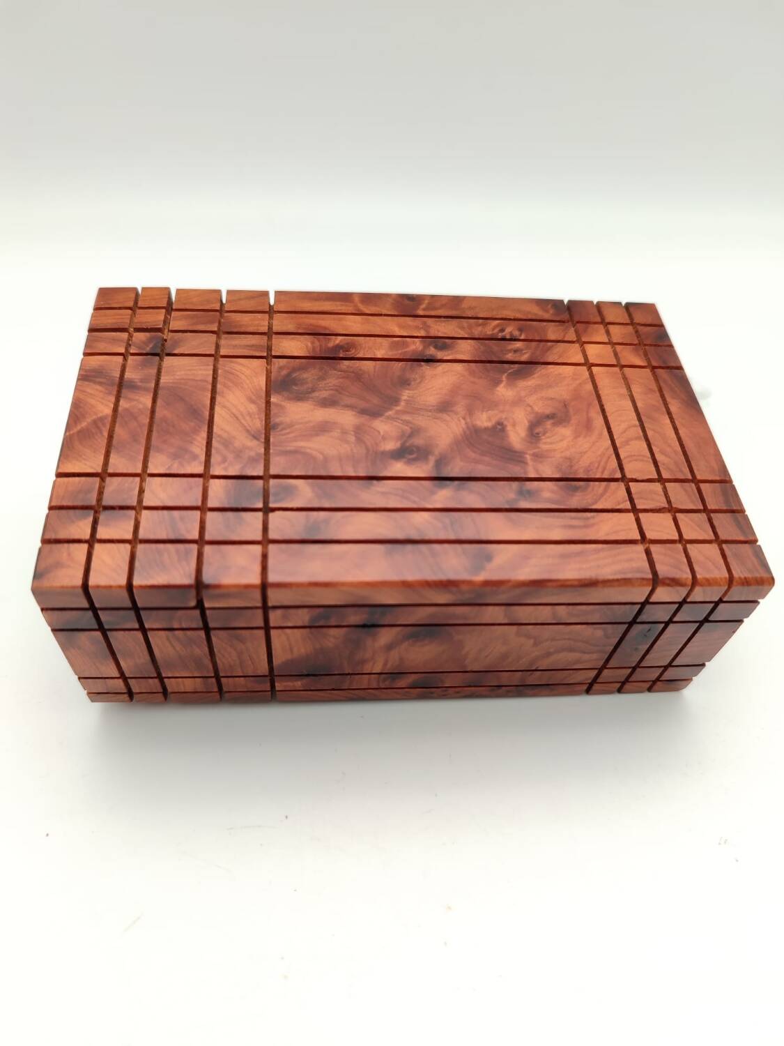 Secret box made of noble thuya wood