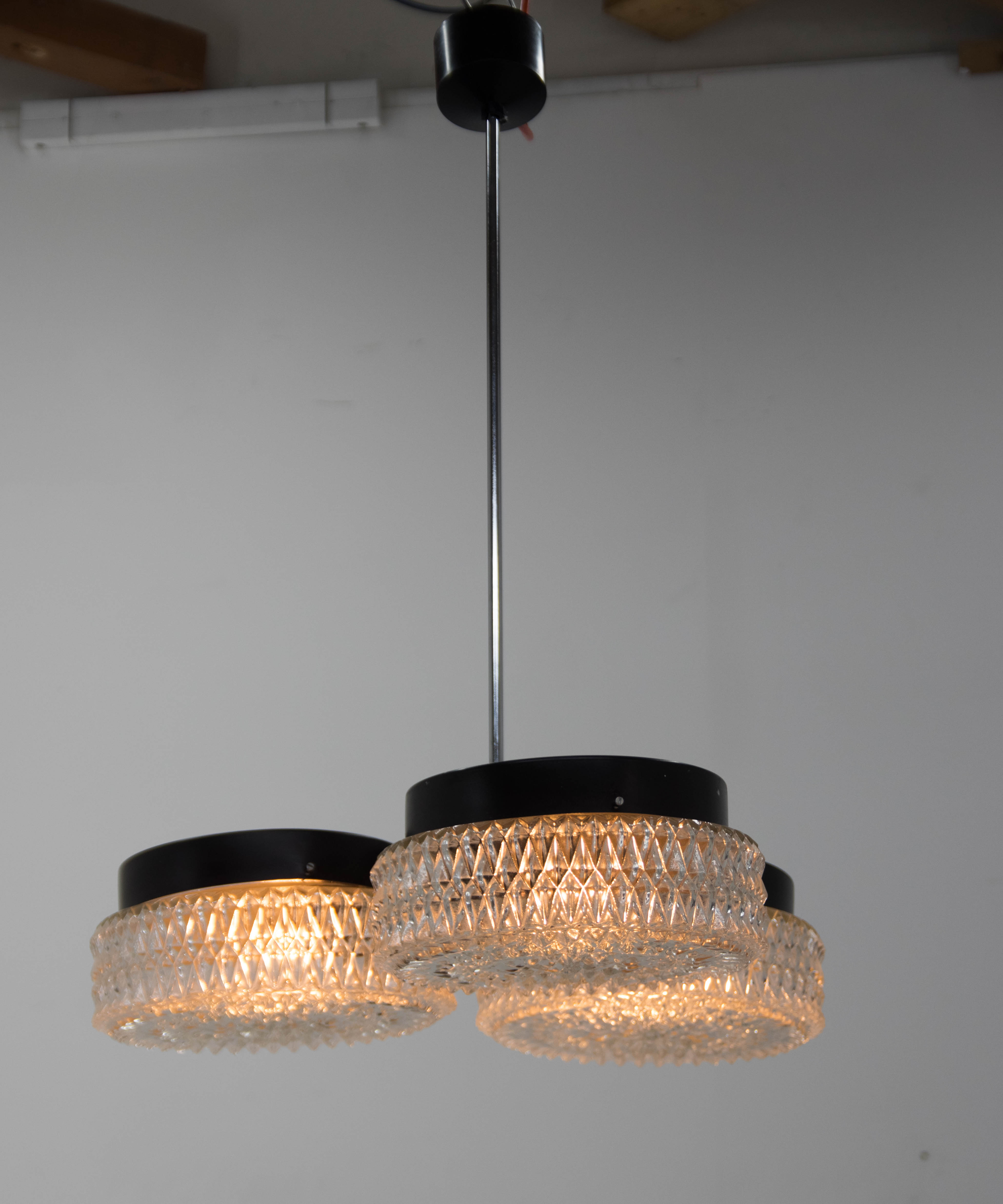 Chandelier by Napako, Czechoslovakia, 1960s