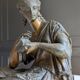Antique Napoleon III regule statuette