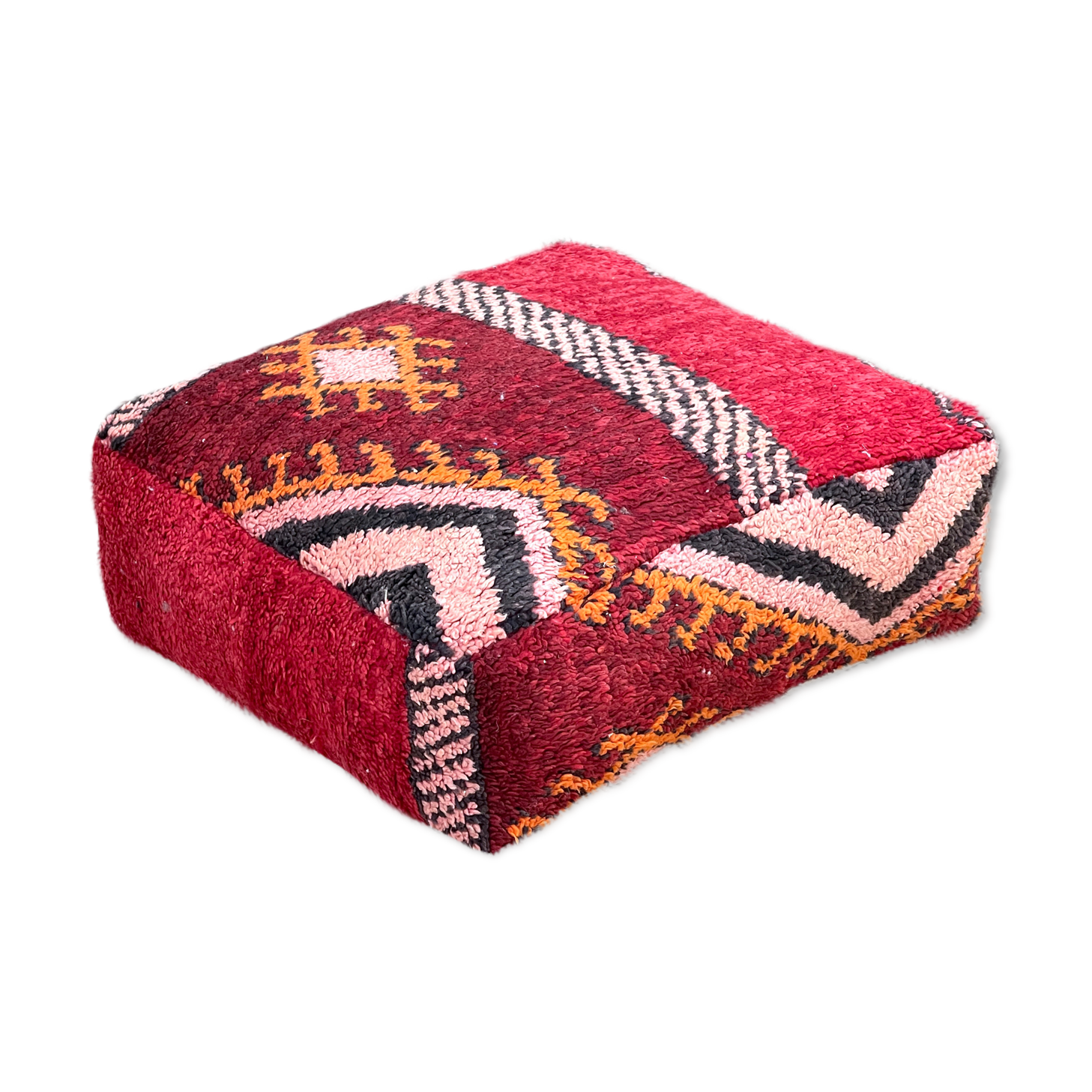 Moroccan kilim pouf