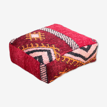 Pouf kilim marocain