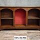 Buffet from the Empire period in solid oak, transformed on the back into a counter.