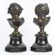 "The Children of Bacchus" Pair of Putti in bronze Late 19th Century