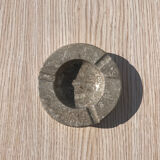 Grey marble ashtray