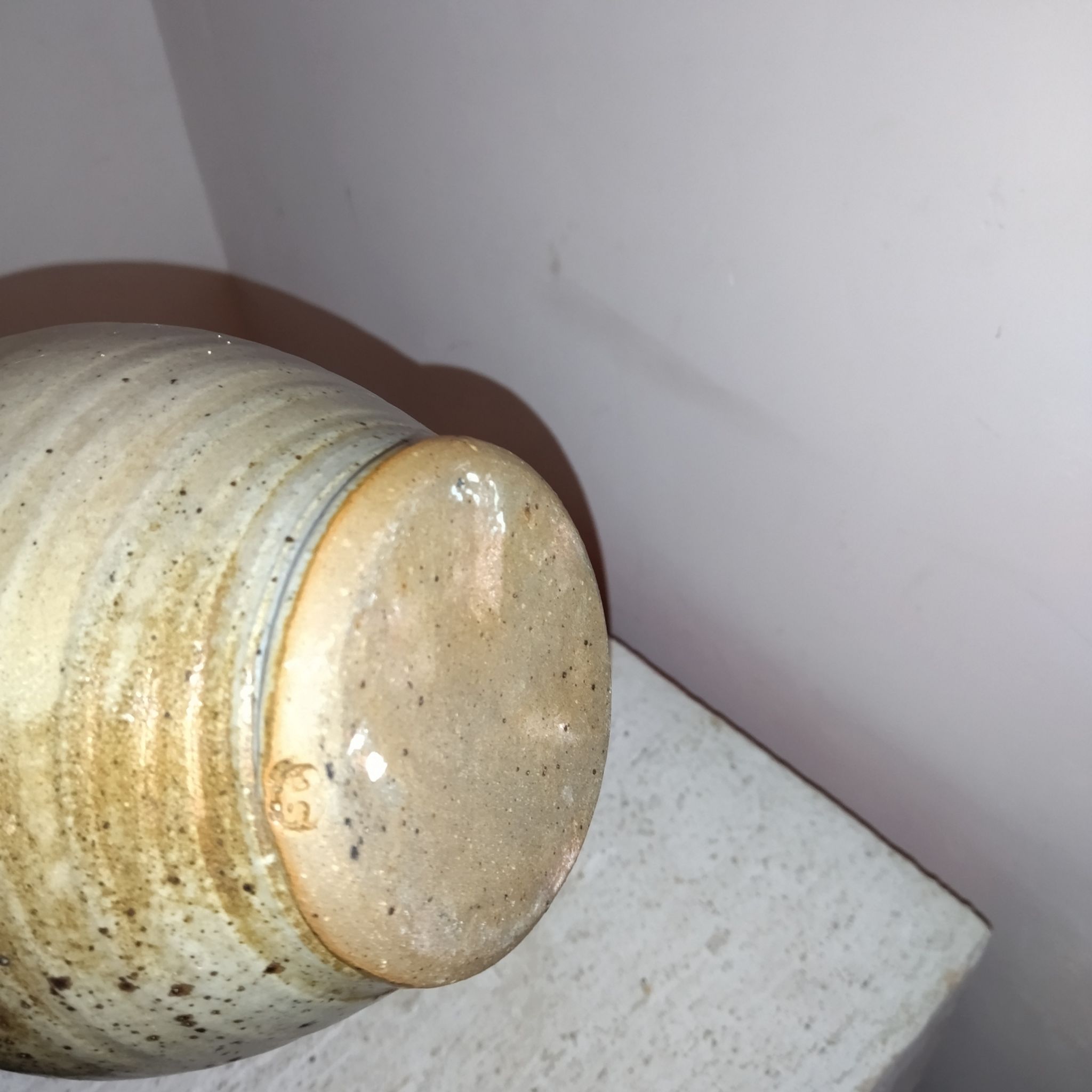 Vase pichet grès Gustave Tiffoche La Borne