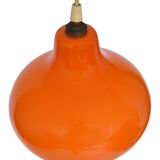 Suspension in orange opaline from the 1960s.
