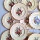 Assiettes plates Digoin Sarreguemines Modèle Loraine