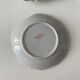 Mini porcelain plates with bird pattern