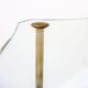Brass side table with double glass top Maison Jansen Style - Circa 1940