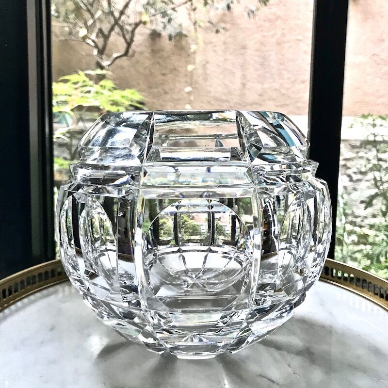 Crystal ball vase