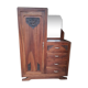 Armoire parisienne asymétrique vintage
