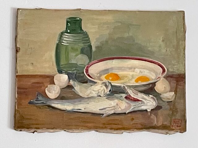 Painting oil on canvas still life