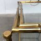 Bamboo imitation brass serving tray in Hollywood Regency style from the mid-century, 1960s.