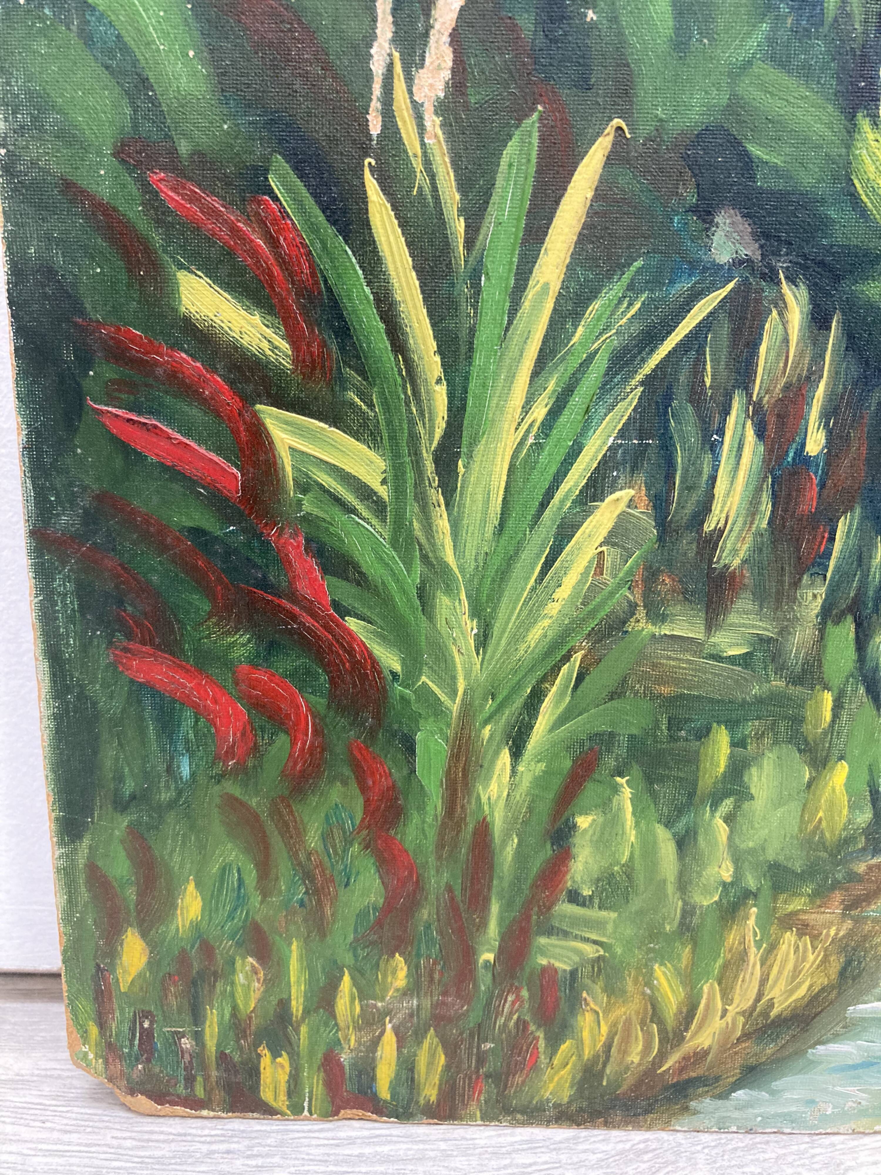 Landscape oil on panel