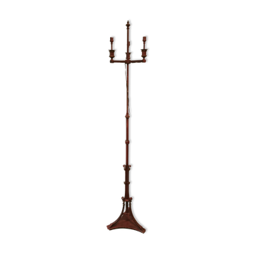 Lampadaire vintage style lampe bougeoir bouillotte