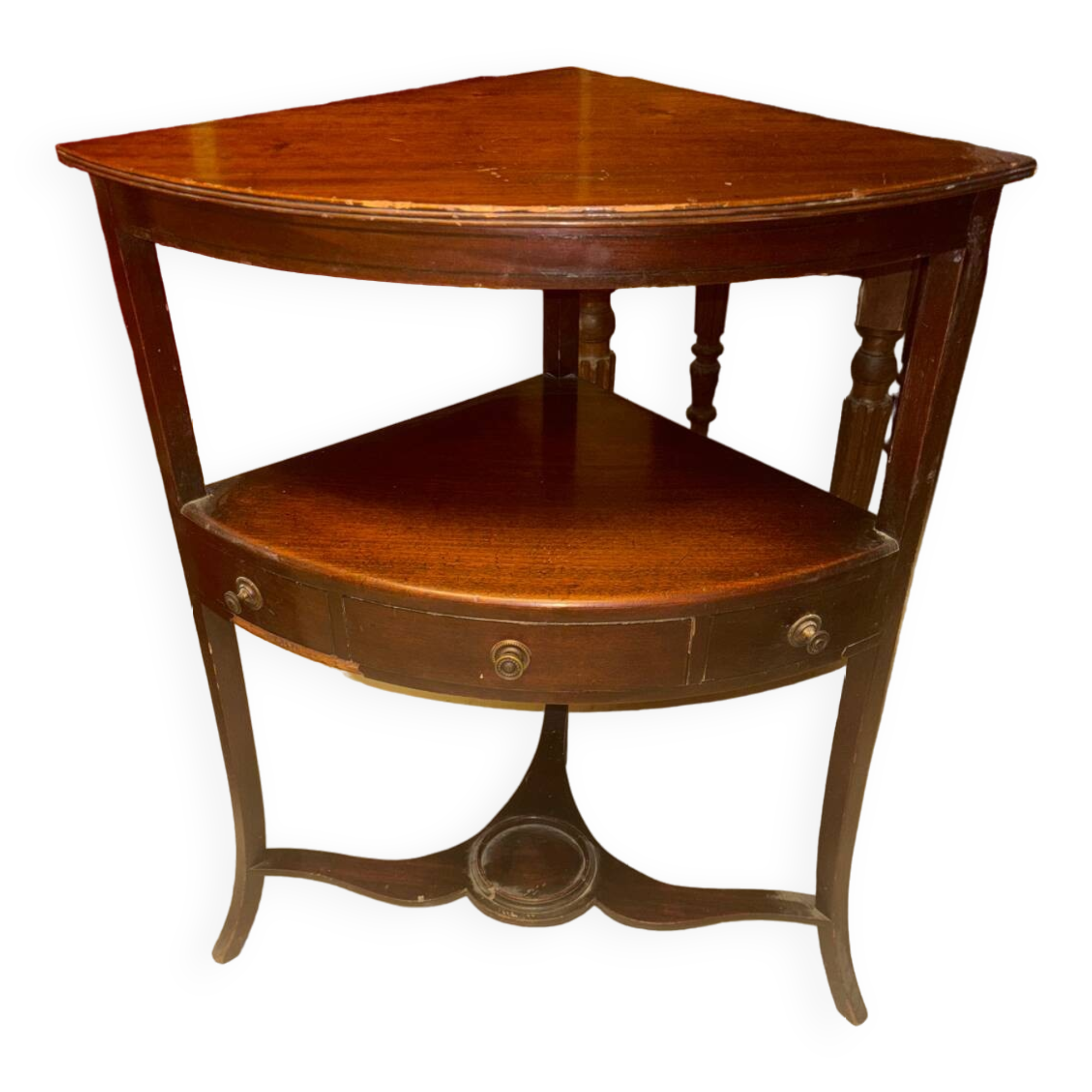 Solid wood corner seat