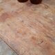 Table basse ovale d'école en chêne années 50