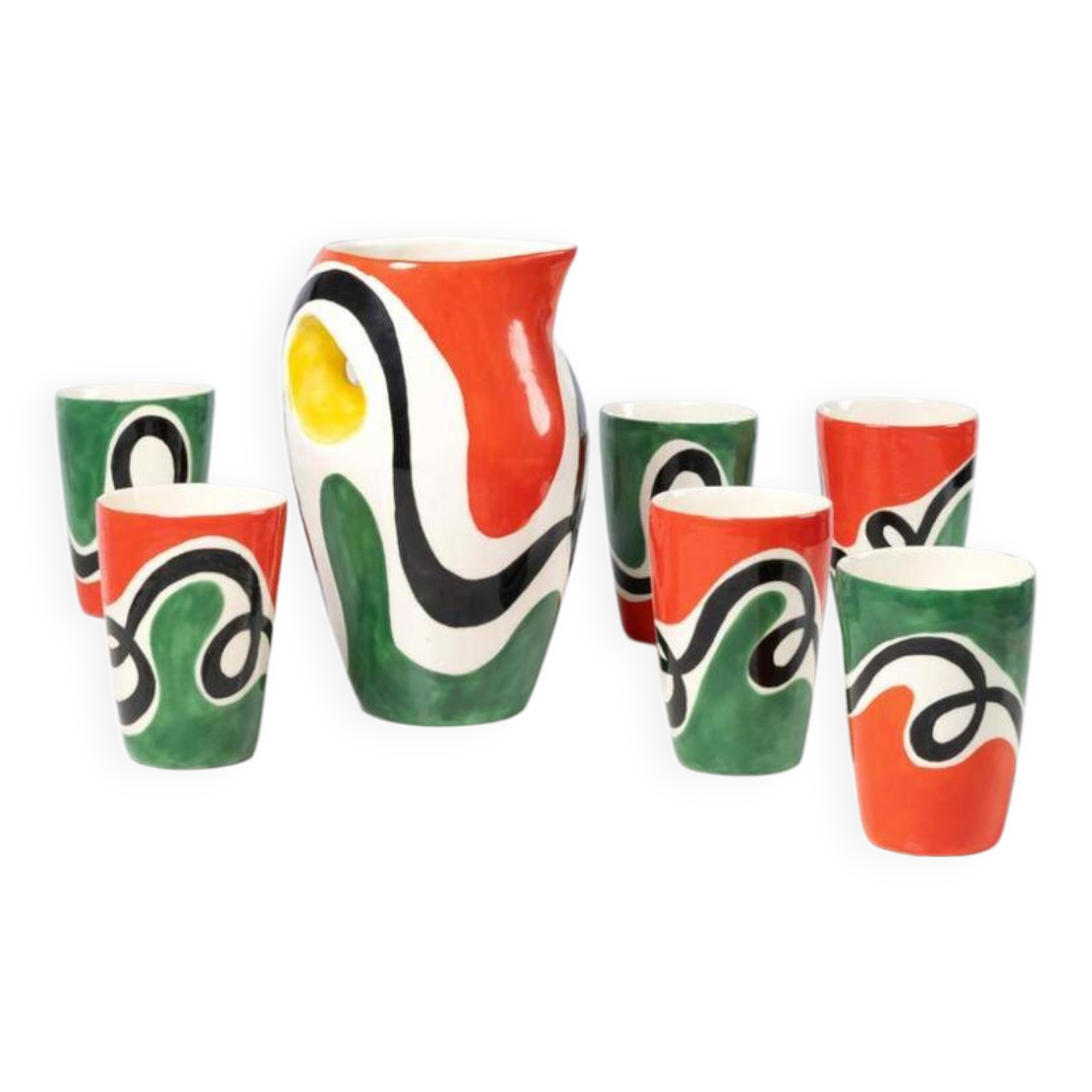 Roland Brice, Table service (carafe and glasses)