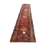 Tapis laine ancien fait main 3,80x0,83
