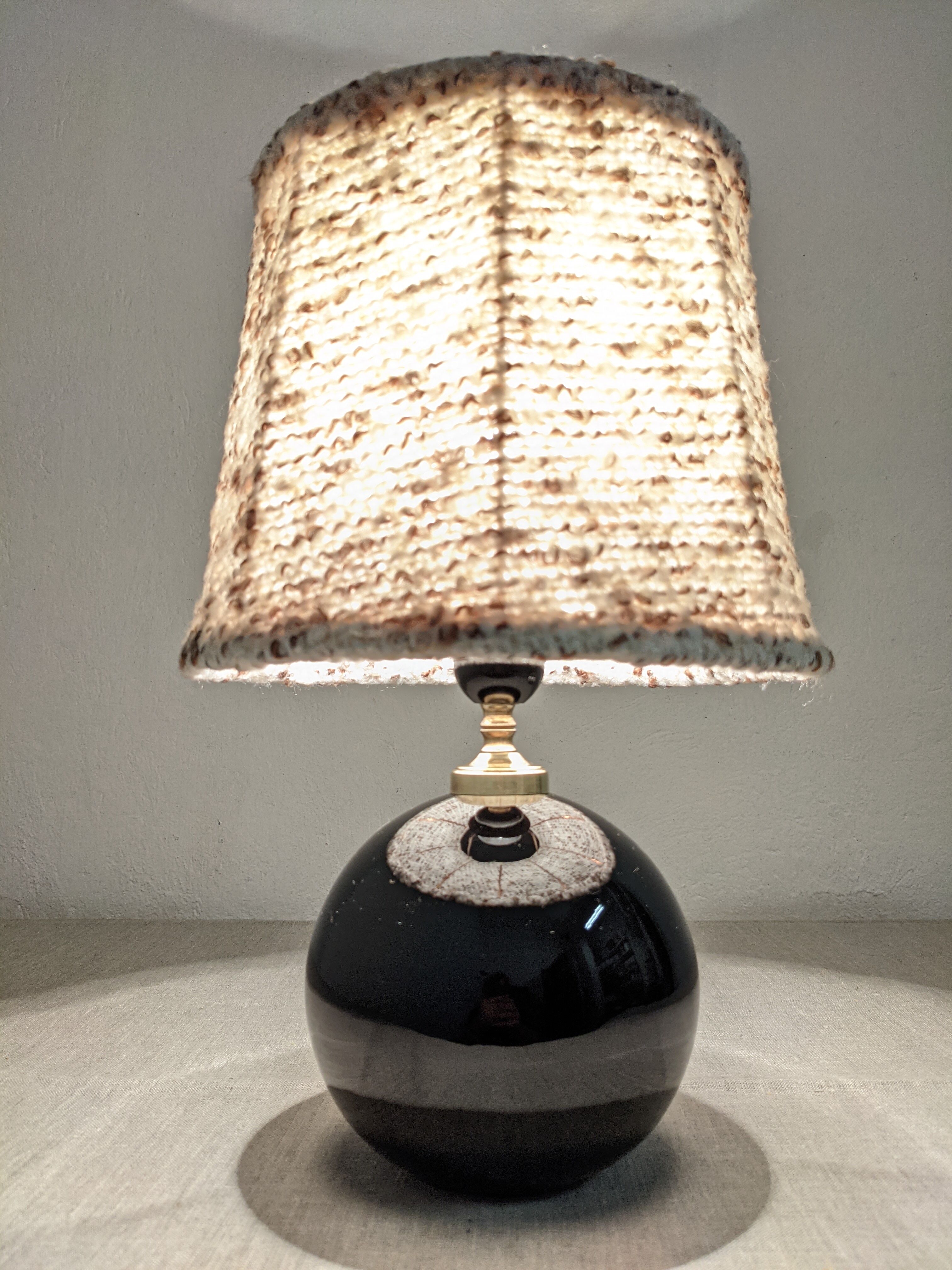 Vintage ball bedside lamp