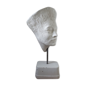 Tête en plâtre