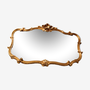 Golden mirror style Louis XV 70x110cm