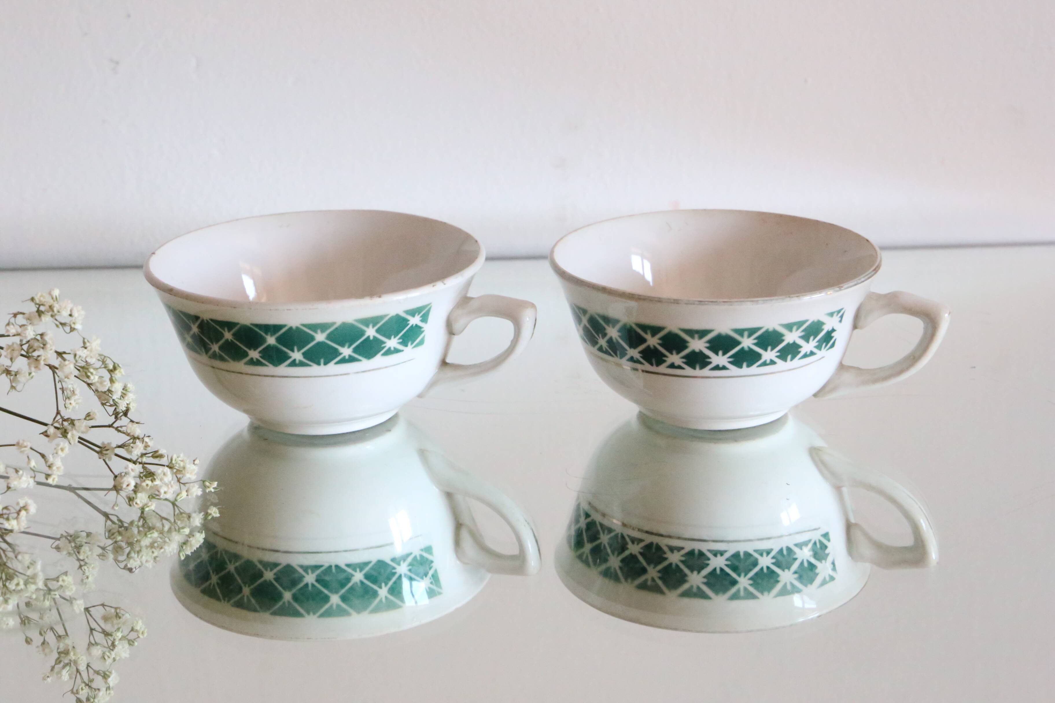 Pair of ceramic cups