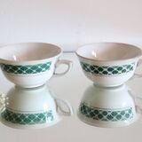 Pair of ceramic cups