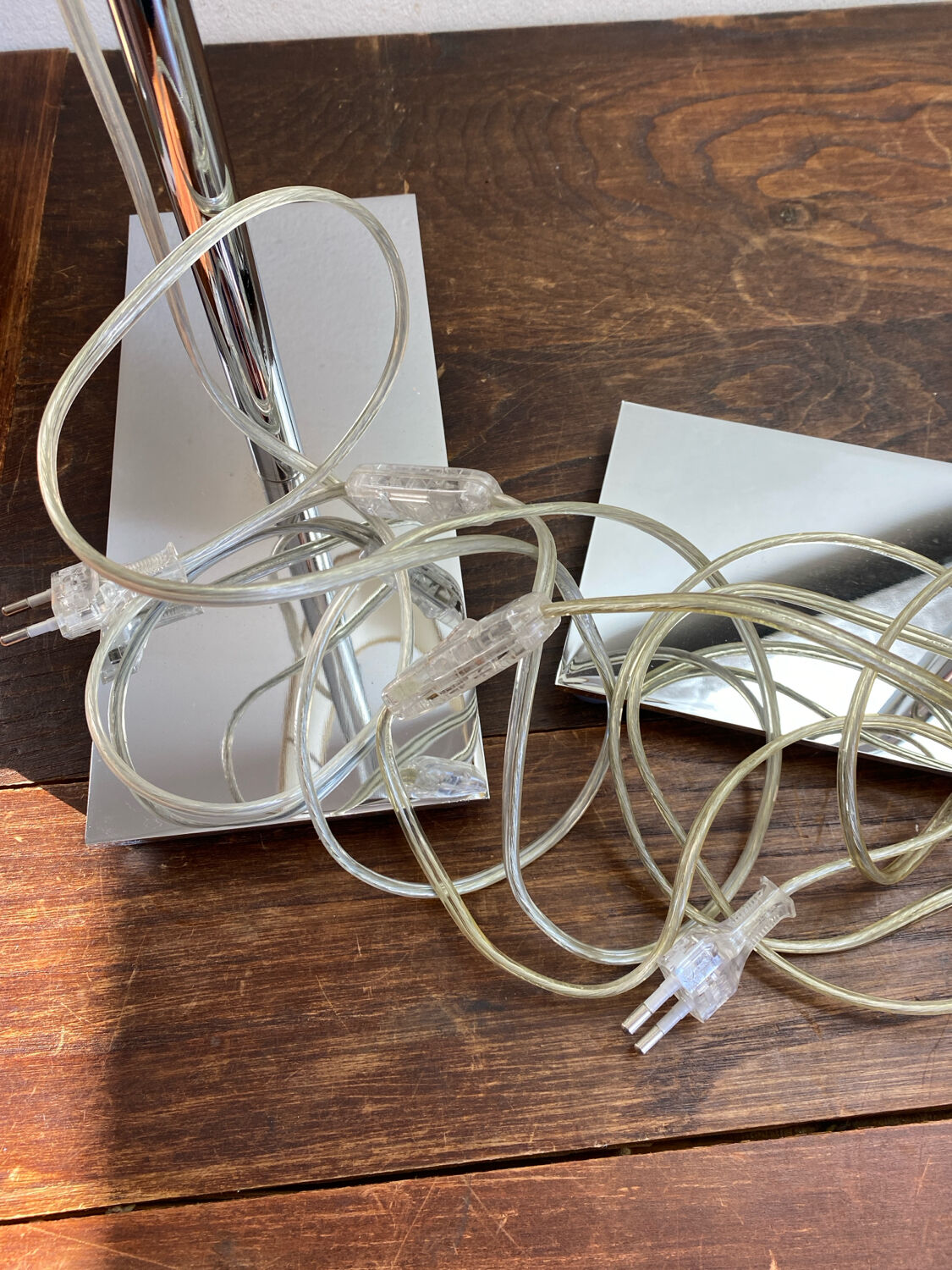 Pair of lamps by Jean-Paul Marzais, Dune collection