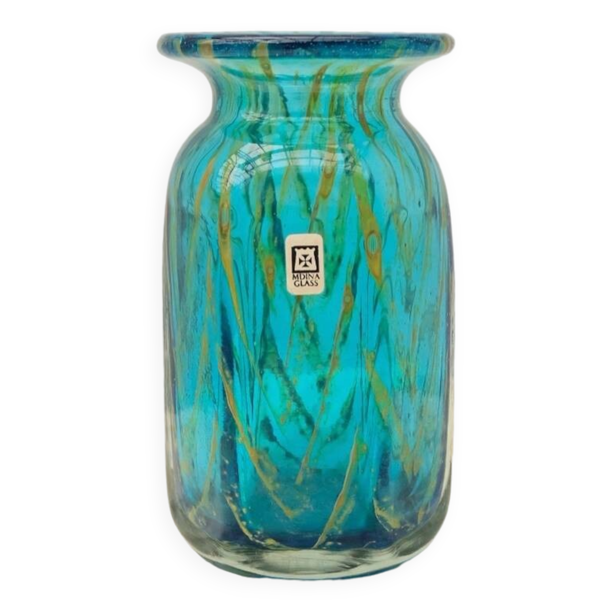 Blown glass vase from mdina