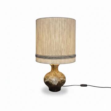 Mid-Century Ceramic Table Lamp, Czechoslovakia, 1960s–1970s