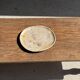 Oval petrified wood dish or bowl with grey edges D28x24 -3779